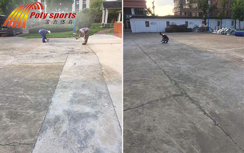 籃球場(chǎng)施工
