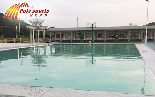 硅pu籃球場施工