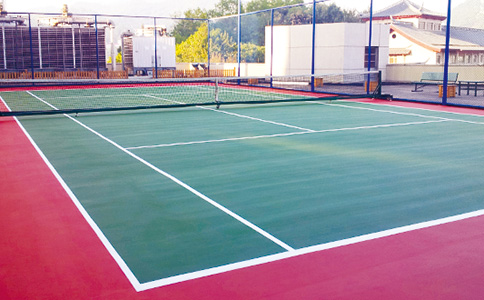 網(wǎng)球場(chǎng)建設(shè)施工