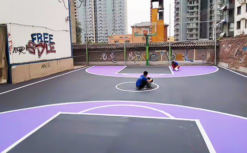 籃球場(chǎng)施工