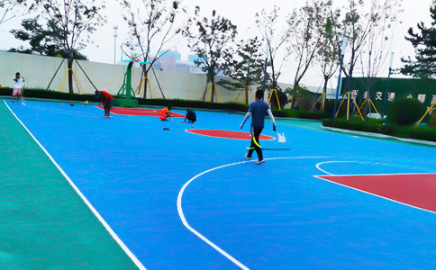 室外塑膠籃球場(chǎng)
