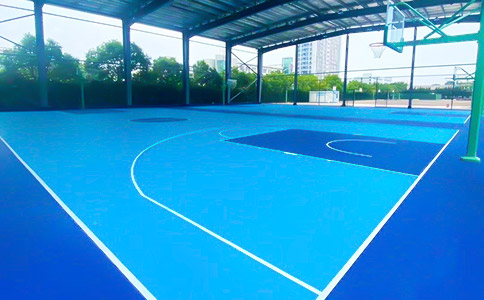 塑膠籃球場(chǎng)圖片