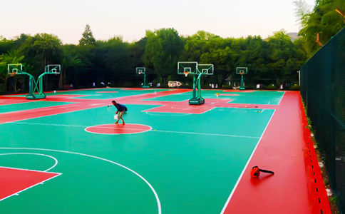 硅PU籃球場(chǎng)建設(shè)
