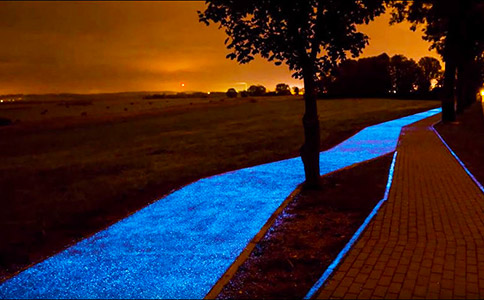 稀土熒光粉塑膠跑道