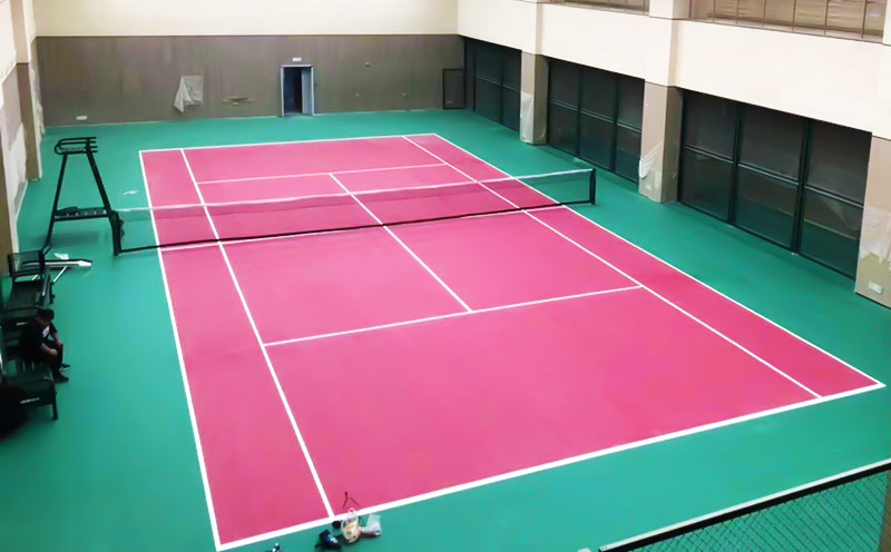 網(wǎng)球場(chǎng)塑膠建設(shè)