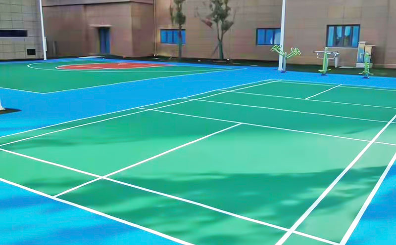 室外塑膠羽毛球場(chǎng)地