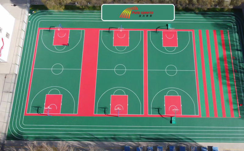 體育設(shè)施塑膠籃球場