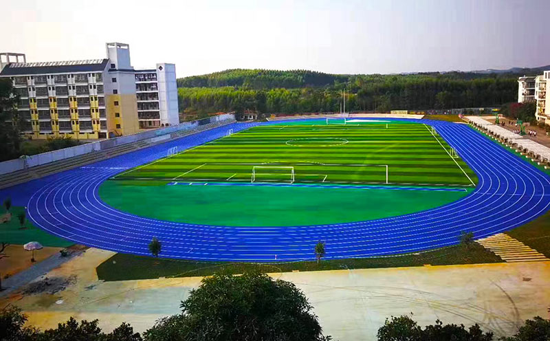 田徑場(chǎng)混合型塑膠跑道