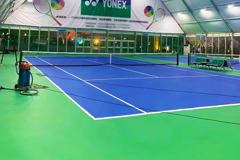 室內(nèi)硅pu網(wǎng)球場