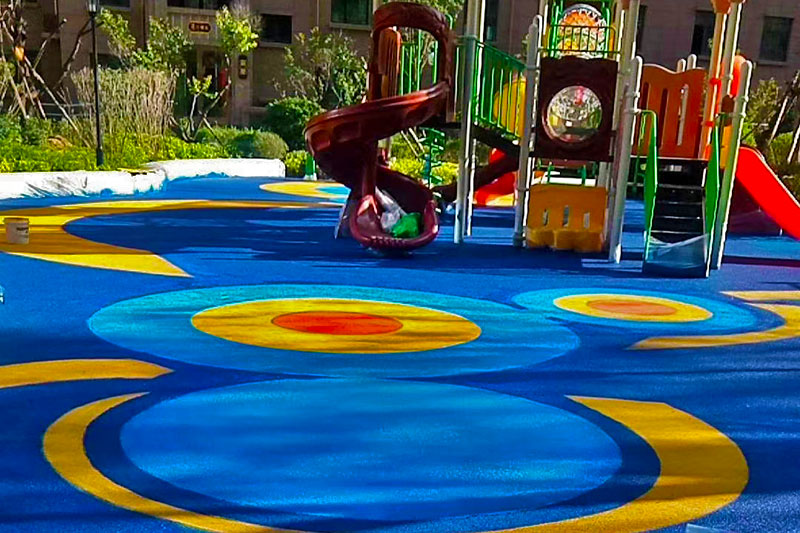 兒童樂(lè)園塑膠地坪