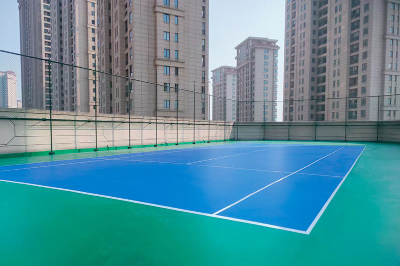 塑膠硅PU網(wǎng)球場(chǎng)